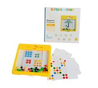 Games Galore Magtab Dots Magnetic Drawing Board Tablet Erasable Magnet Tab Portable Drawing & Picture Board with Magnetic Wand Pen for Kids Children Educational Toy (Small)