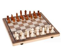 Games International Chess Chess Set Magnetic Wooden Chess Set Portable Travel Chess Board Game Sets With Game Pieces Storage Slots