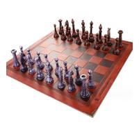 Games International Chess Chess Set Wood Magnetic Chess Chess Set With Portable Storage Drawer Board Educational