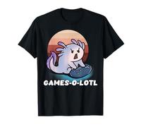 Games-O-Lotl Funny Gaming Lizard Fish Axolotl Video Gamer T-Shirt