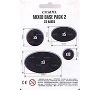 Games Workshop 99079999005 Citadel Mixed Base Tabletop and Miniature Gaming, Black