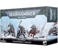 Games Workshop 99120101091 Space Wolves Thunder Wolf Cavalry Action Figure, Black