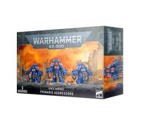 Games Workshop 99120101184 "Space Marines PrimarisAggressors Plastic Kit, Black