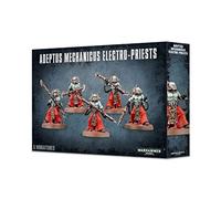 Games Workshop 99120116009 Warhammer 40,000" Adeptus Mechanicus Electro-Priests Action Figure, Black