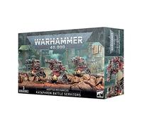 Games Workshop 99120116020" Adeptus Mech Kataphron Battle Servitors Plastic Kit, Black