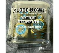 Games Workshop Blood Bowl Lizardmen Dice Set 2021 Cube Bloodbowl Warhammer