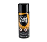 Games Workshop Spray: Chaos Black (Store Pickup Only)