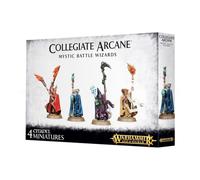 Games Workshop Collegiate Arcane Mystic Battle Wizards Miniature - 4 Battlemages