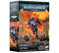 Games Workshop Space Marines: Captain With Jump Pack & Relic Shield - Brand New And Sealed