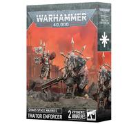 Games Workshop Warhammer 40,000 Miniature – Chaos Space Marines Traitor Enforcer