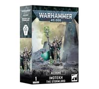 Games Workshop - Warhammer 40,000 - Necrons: Imotekh The Stormlord, Silver/Gray, With Green and Gold Details