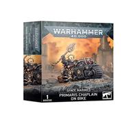 Games Workshop - Warhammer 40,000 - Space Marines Primaris Chaplain On Bike, Black