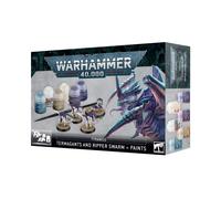 Games Workshop - Warhammer 40,000 - Tyranid: Termangants and Ripper Swarm + Paints Set