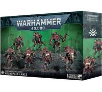 Games Workshop -Warhammer 40K-Chaos Knights:Houndpack Lance (War Dog Battalion)
