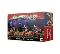 Games Workshop Warhammer Age of Sigmar Seraphon: Aggradon Lancers, Green and Brown