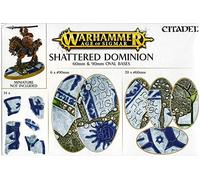 Games Workshop 99120299035" Age of Sigmar Shattered Dominion Oval Bases Action Figure, 60/90 mm