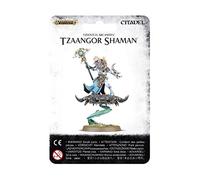 Games Workshop Warhammer Age of Sigmar Tzaangor Shaman Action Figure, 16 Parts, Plastic, Unpainted, Assembly Required, 12+, Black