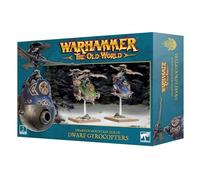 Games Workshop Warhammer The Old World Dwarfen Mountain Holds Dwarf Gyrocopters & Gyrobombers, Green, Brown