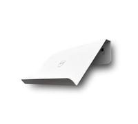 GAMESHIELDZ White Wall Mount & Free-Standing Tablet Holder - Steel Angled Stand for iPads, Android Tablets & Microsoft Surface - Dual Use Desk or Wall Bracket - UK Made
