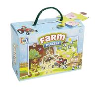 Gameshub Farm Puzzle, 45 Pieces, Farm-Themed Design with Various Animals, 40 x 30 cm, Age 3+