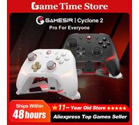 Gamesir Cyclone 2 Controller Nintendo Switch 2 PC Joystick Wireless Gamepad Pro Controller Bundle Edition+$5 Get Controller Case White Standard