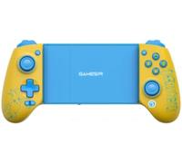GameSir G8+Blue&Yellow Bluetooth Mobile Game Controller for Switch & iOS & Android & Tablets, Wireless Gamepad with Hall Effect Joysticks/Hall Trigger, Play Minecraft, Genshin Impact