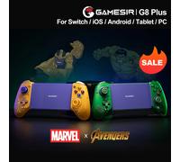 Gamesir G8 Plus G8+ Gamepad Marvel Edition Bluetooth Mobile Gaming Controller with GameSir Hall Effect Analog Triggers for IOS G8 Plus Thanos