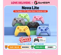 GameSir T4NLite NovaLite Wired/Wless Controller Black, none