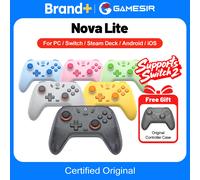 Gamesir Nova Lite PC Gamepads for Nintendo Switch 2 switch Oled Lite Controller Bluetooth Hall effect Joysticks Window 10 11 Yellow