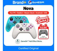 Gamesir Nova PC Gamepads For Nintendo Switch 2 Controller Windows Steam Switch Android IOS Gamer Hall Effective Sticks HD Rumble Neon Teal