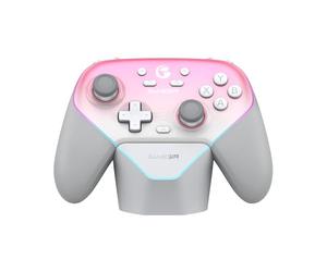GameSir Super Nova Wireless Gaming Controller for PC/Switch/iOS/Android, Hall Effect Stick & Trigger, Rubberized Grips, RGB Lighting, Swappable ABXY, Detachable Faceplate, 1000mAh with Charging Dock