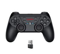 GameSir T3s Wireless Game Controller for Windows PC, Bluetooth Controller with Turbo Function, Dual Shock, 25 Hours of Playing Time for Switch/Android/iPhone/Android TV Box(Black)
