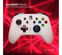 GameSir T4 Pro White Version Bluetooth Gaming Controller 2.4G Wireless Gamepad for Nintendo Switch PC Cellphone Cloud Games