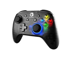 GameSir T4 Pro Wireless Bluetooth Controller for Nintendo Switch, Switch Pro Controller with LED Backlight, Turbo Gamepad Joystick with Dual Motor, Programmable Game Controller for iPhone/Android/PC
