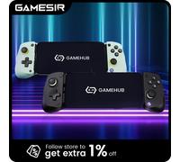GameSir X5 Lite Type-C Mobile Gaming Controller for iPhone (USB-C), Android & HarmonyOS Phones,Lightweight Design, Hall Effect Sticks, Supports Radiator & Pass-Through Charging (Black)