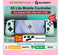 Gamesir X5 Lite Type-C Mobile Gaming Controller with Lightweight Design GameSir Hall Effect Stick and Turbo function for Android Green