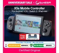 GameSir X5s Wireless Gaming Controller Bluetooth 2.4GHZ Connection Lightweight Design Hall Effect, No-Drift, App Customization X5s