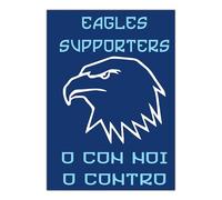 GamesMonkey® - Kit of 15 Ultras Stickers - Lazio - Football Champion - Glossy Vinyl - Poster - Made in Italy Waterproof Exterior Interior for Cars, Motorbikes, Motocross Bikes (Poster - D002-21 x 30)