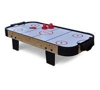 Gamesson Air Hockey Tabletop Game - 3' | Portable & Easy to Play, Battery Powered Fan Air Hockey Table | 2 Player Arcade Party Game with 2 Pushers & 2 Pucks | Fun Gift for Children, Kids & Adults