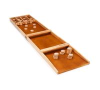 Gamesson Dutch Sjoelbak Shuffleboard Brown 2 Metre With 30 Pucks & Carry Bag
