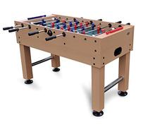 Gamesson Home Table Midfielder Football Set - L4' 6" Engineered Wood | 16mm Telescopic Rods & Leg Levelers | Includes 2 x 36mm Balls | Perfect for Family Foosball Entertainment & Home Use