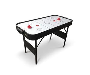 Gamesson Shark Folding Air Hockey Table - L 4 Ft | Manual Scorer | High-Gloss Surface | Folds for Easy Storage | Complete with Pucks & Pushers