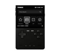 GameSwap Brick Hammer Handheld Game Console [TRIMUI] - CNC Metal Aluminum Body, 3.2 Inch 1024x768 IPS Screen (400 PPI), Allwinner A133P CPU, Retro Gaming Handheld (Black)