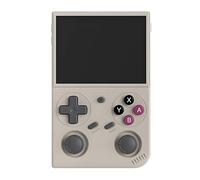 GameSwap G350 Retro Handheld Games Console [BATLEXP] - 3.5 Inch IPS Screen Portable Emulator, 64GB SD Card, RK3326 Quad Core CPU, Dual Analog Sticks, 3200mAh Battery, Supports PS1/N64/DC (Grey)