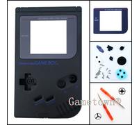 Gametown® Full Housing Shell Cover Case Pack with Screwdriver for Nintendo Gameboy Classic/Original GB DMG-01 Repair Part-Black