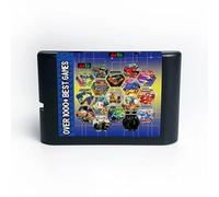 Gamevortex Super Cartridge 1000 in 1 Multi Games Cartridge for Sega Genesis Mega Drive 16Bit Classic Game Consoles