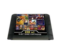 Gamevortex Super Cartridge 228 in 1 Multi Games Cartridge for Sega Genesis Mega Drive 16Bit Classic Game Consoles