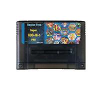 Gamevortex Super Cartridge 800 in 1 Multi Game Cartridge for SNES 16Bit Classic Game Consoles