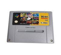 Gamevortex Super Cartridge 90 in 1 Multi Game Cartridge for SNES 16Bit Classic Game Consoles