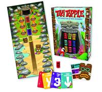 Gamewright Tiki Topple - The Tactical Board Game of Totem Domination Board Game Multi-colored 5"""" for ages 120 months to 180 months